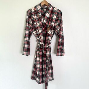Lauren Ralph Lauren Plaid Fleece Robe XL